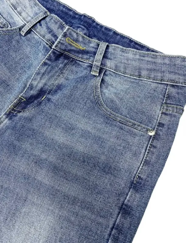 Quần Jean Nam Xanh nhạt Bạc Co Giãn Tốt Mẫu Mới vải dày mêm Cotton Pants Có Túi T3839- Pants Menswear 2
