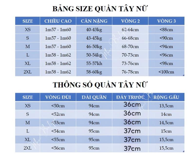 Product Introduction of ￼Quần tây ống loe BIGSIZE đi học nữ m50 m55 m60 1 cúc 2 nút màu Đen - Quần ống loe cạp cao nữ đi học công sở hẹn hò tiệc vải mềm mã 3388 0