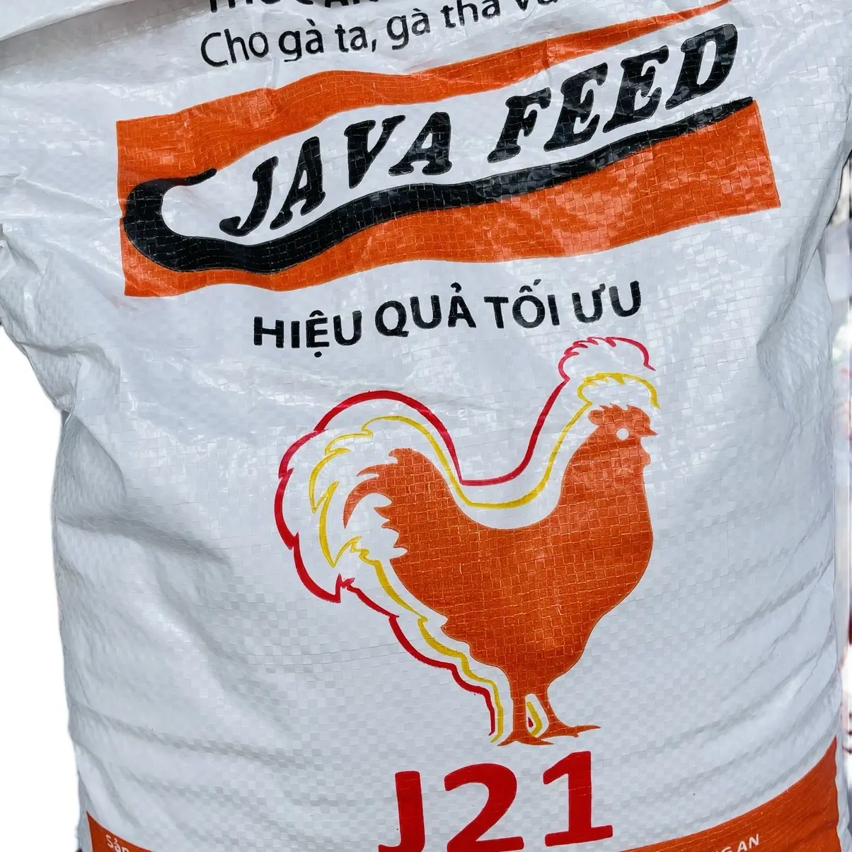 Túi 5kg J21 Thức Ăn Viên 16 đạm. Dùng cho gà đá, gà tơ, mau lên tay, nở cơ, không lên mỡ, ít bệnh