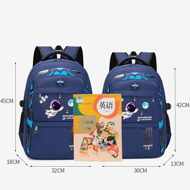 Tas Ransel Anak Cowok Kualitas Tinggi Tas Sekolah Model ASTRONOT Terbaru Backpack Fashion kekinian 6