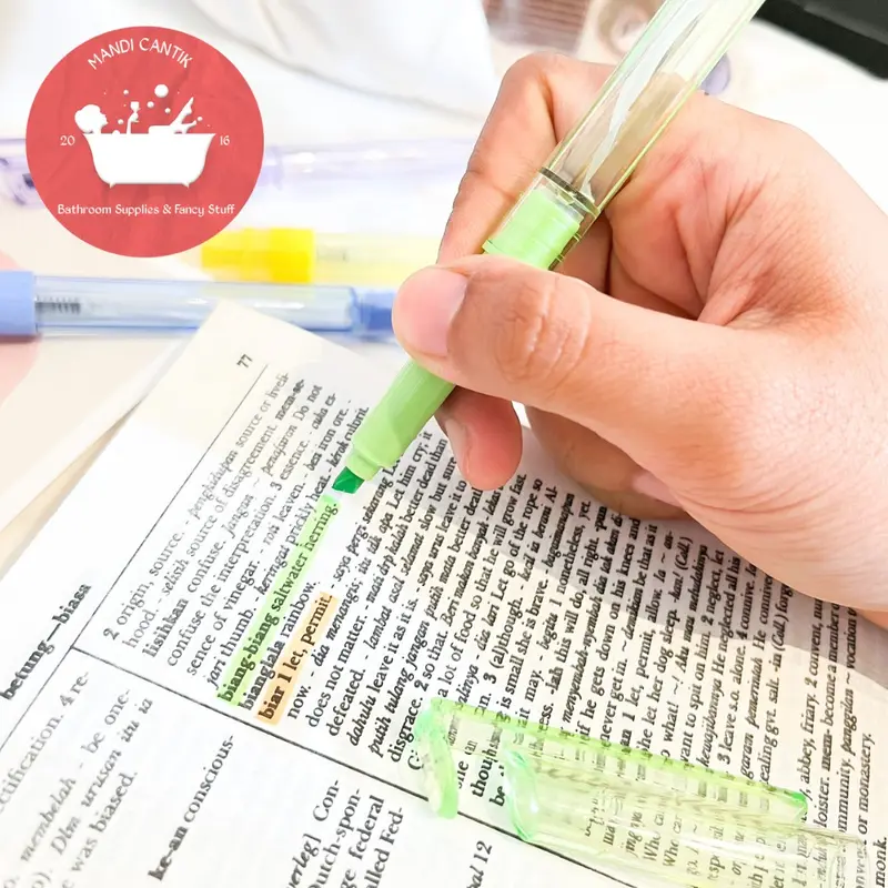 STABILO MULTIFUNGSI 3 IN1  (HIGHLIGHTER + TRIPOD HP + BOTOL SPRAY) Alat Stationery  Alat Girl 2