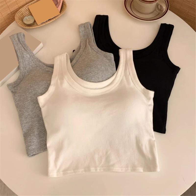 Áo Vest Lưng Đẹp Phong Cách Pháp, Cô Gái Nóng Bỏng, Áo Hai Dây, Có Đệm Ngực, Thích Hợp Mặc Trong Và Ngoài Trời, Phong Cách Mới, Không Tay, Chống Lộ, Thể Thao Nữ, Có Thể Mặc Bên Ngoài 2
