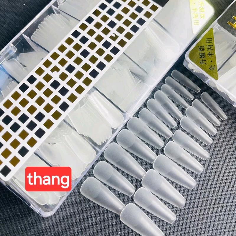 Móng tay giả úp HSM đủ phom chuẩn dẻo đã nhám 600c móng giả đủ phom làm nail