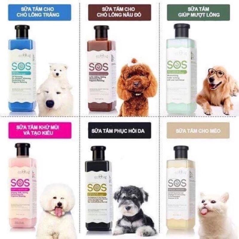  ￼ Tem chuẩn công ty  Sữa tắm SOS cho chó mèo 