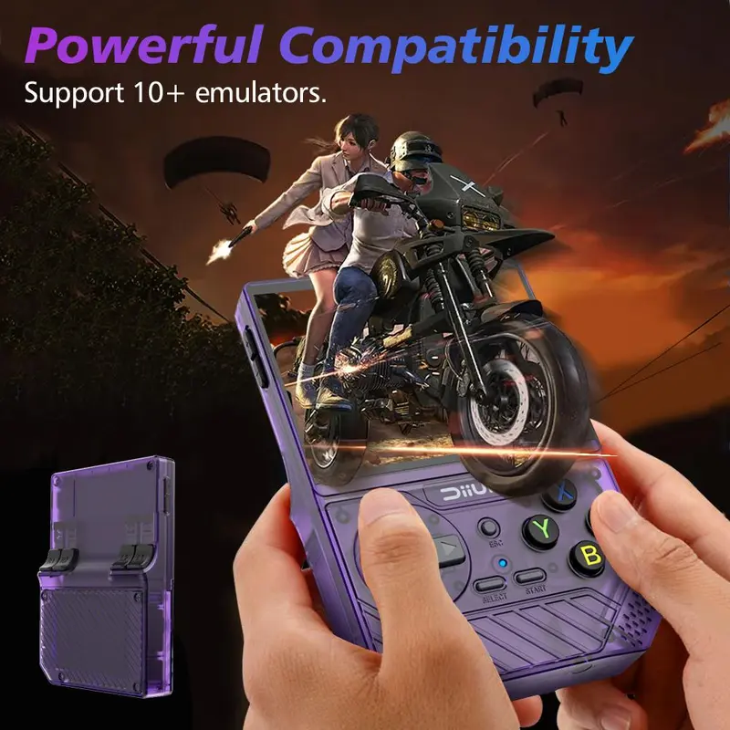 D008 Pocket Gaming Console, 64G/128G Portable Retro Arcade Game, Nostalgia 3D Pocket Gaming Console, Birthday Gift for Boys & Girls, Christmas Gift 5