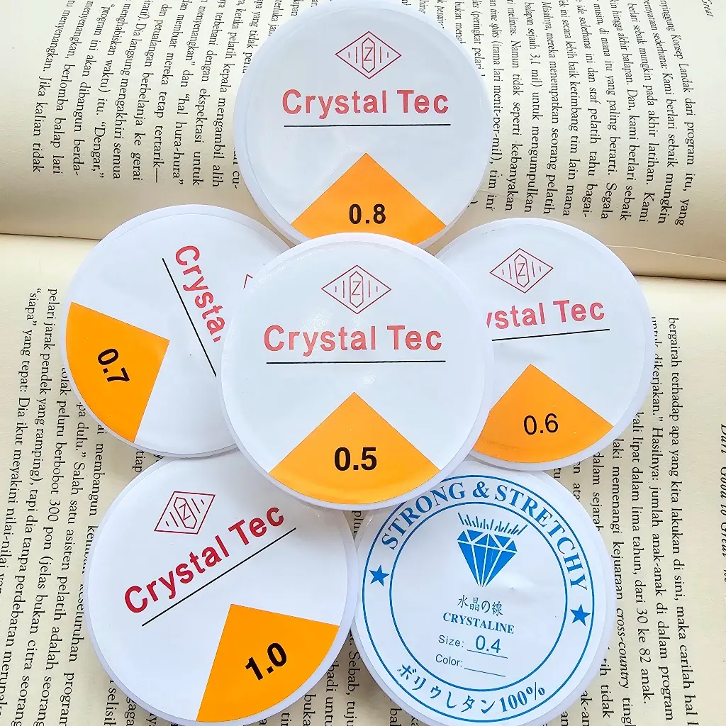 [1 Roll] Senar Elastis / Tali Elastis / Benang Elastis (Untuk Membuat Cincin, Gelang, Kalung) - BH092 Kerajinan