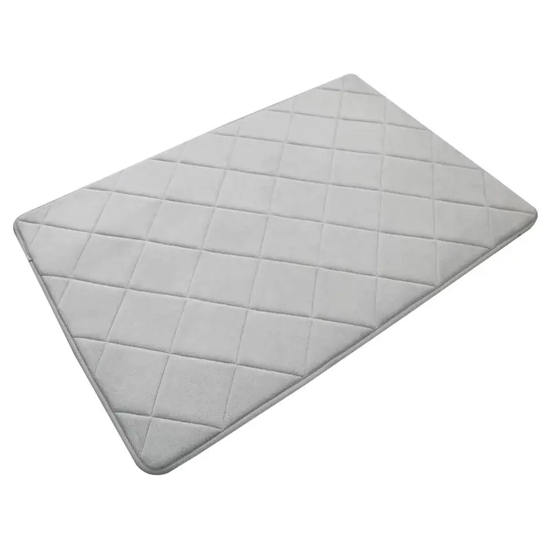 Soft Bath Mat, 1 Count Non-slip Bathroom Mat, Water Absorbent Bath Rug for Home Bathroom Dormitory Hotel Salon 0