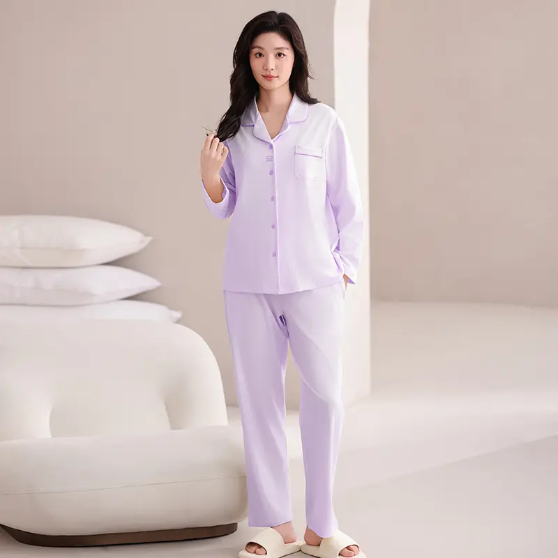 Tulandut Soft cotton silk couple Loungewear-6001+7001