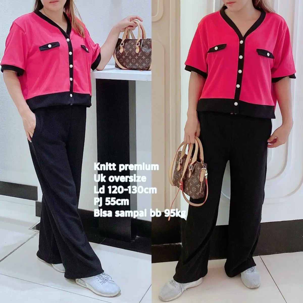 Jaddmei”Alena top atasan slim fitt knitt premium