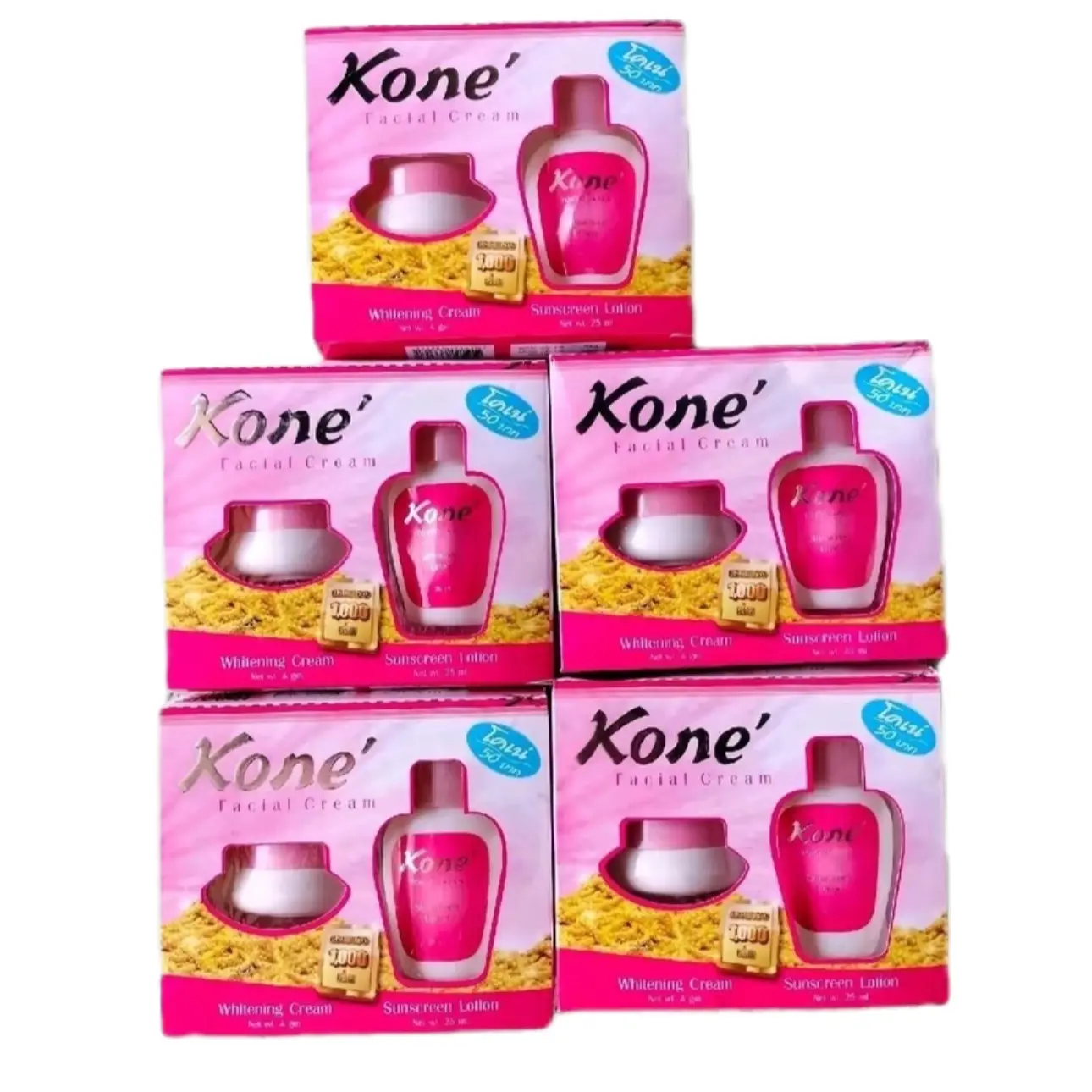 Kem Kone Thái Lan . Thâm .Nám . Tàn Nhang :1 Set 2 gồm Kem + Nước rửa : Skincare Massage