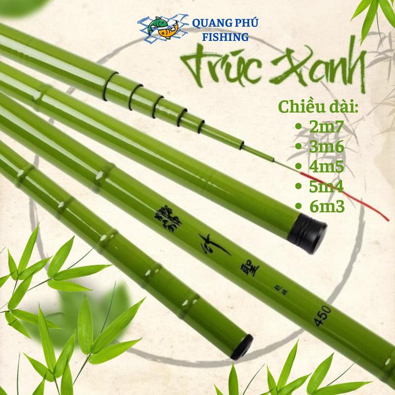 Cần câu tay giá rẻ 3h ngọn 0.9mm cần câu trúc xanh làm bằng cacbon siêu nhẹ bền chắc chắn tải cá được từ 0.5-4 kg chiều dài 2m7 3m6 4m5 5m4 6m3 Đi Câu Câu Cá Fish Fishing Bắt Cá