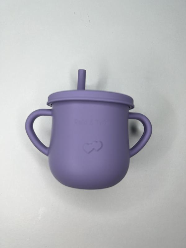 Reid & Twin Sippy Cup - FDA Approved Silicone Training Cup 5