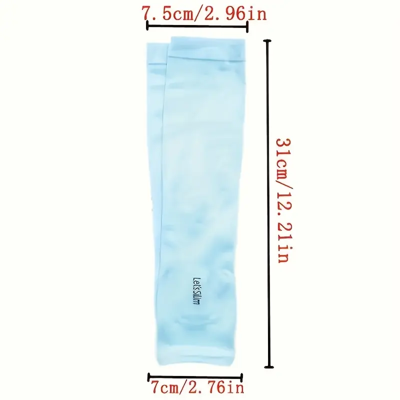 1 Pair Unisex Cooling Arm Sleeves with Thumb Hole - Protection, Airflow Fabric, Reinforced for Beach, Hikes, Driving & Outdoor Sports - White, Sun-Proof, Breathable Arm Cover, Arm Sleeves for Outdoor Sport 3
