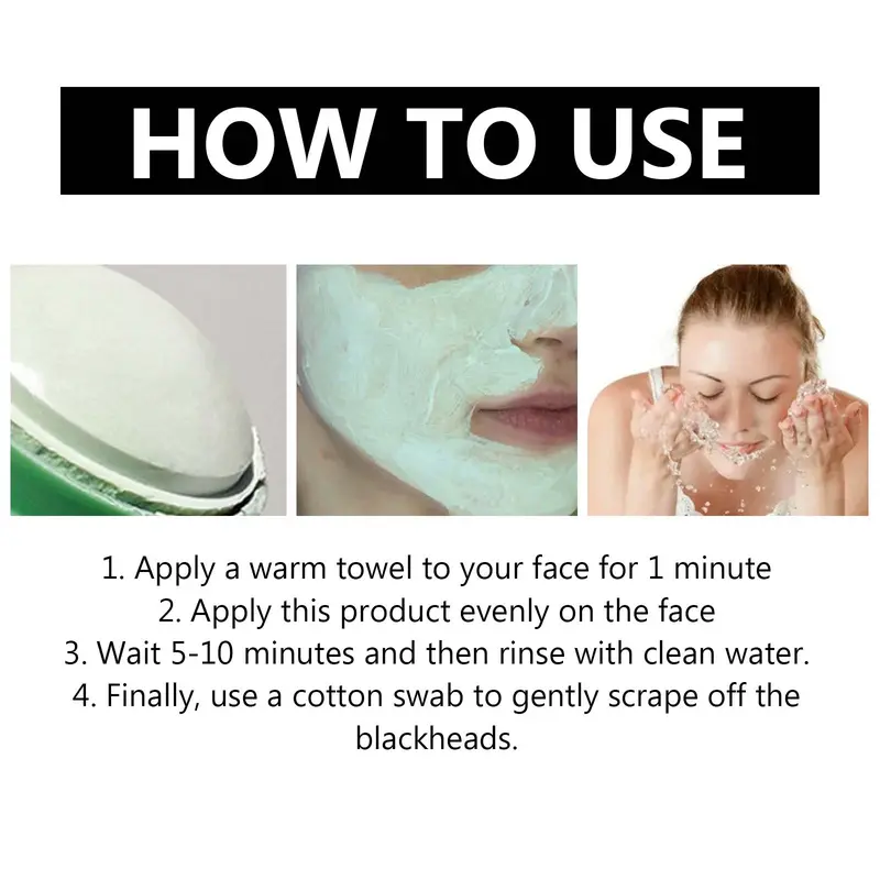 West & Month Blackhead Cleansing Mud Film Cleansing Blackhead Skin Oil Tightens Pore Cleansing and Moisturizing Skin 5