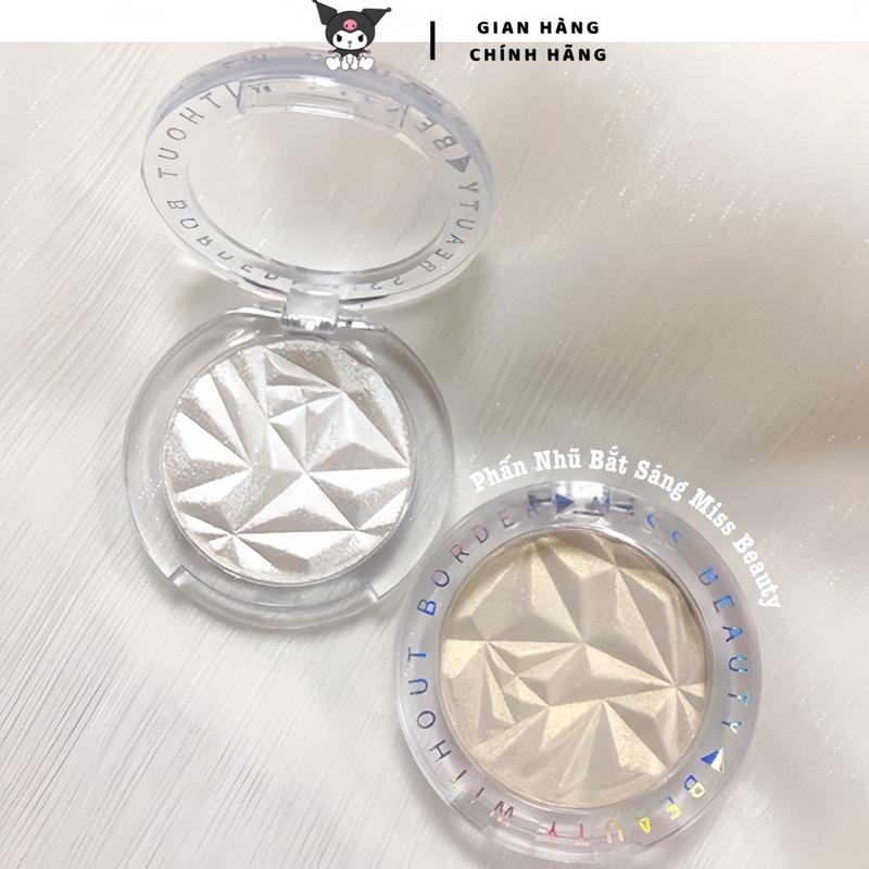 Phấn Nhũ Bắt Sáng Miss Beauty Toàn Diện Màu Nhũ Kim Tuyến Mịn Tự Nhiên Cosmetic Mỹ Phẩm Trang Điểm Nữ Women