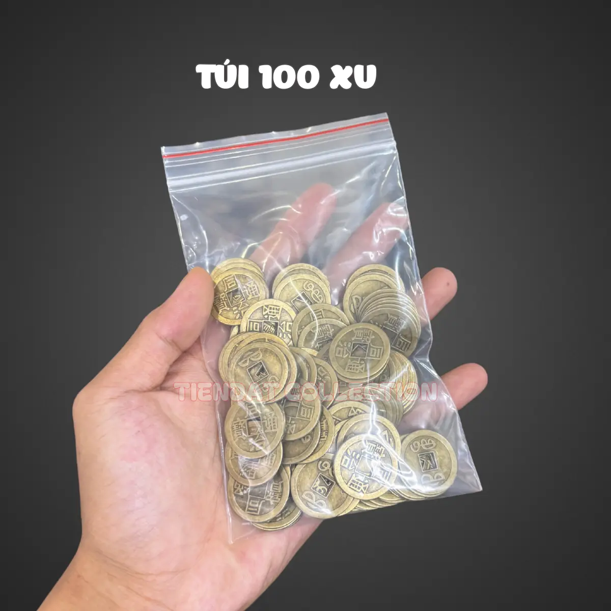 Sỉ 100 Đồng Xu Âm Dương Ngũ Đế Phong Thuỷ Trang Trí Tài Lộc - Decor  Phòng