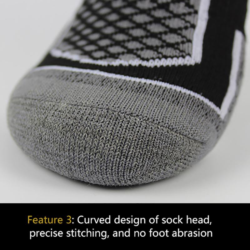 Product Introduction of 1pair Winter Warm Thickened Ski Socks Outdoor Sports Hiking Breathable Stockings For Women Men Children Snow Sport Travel Unisex 26