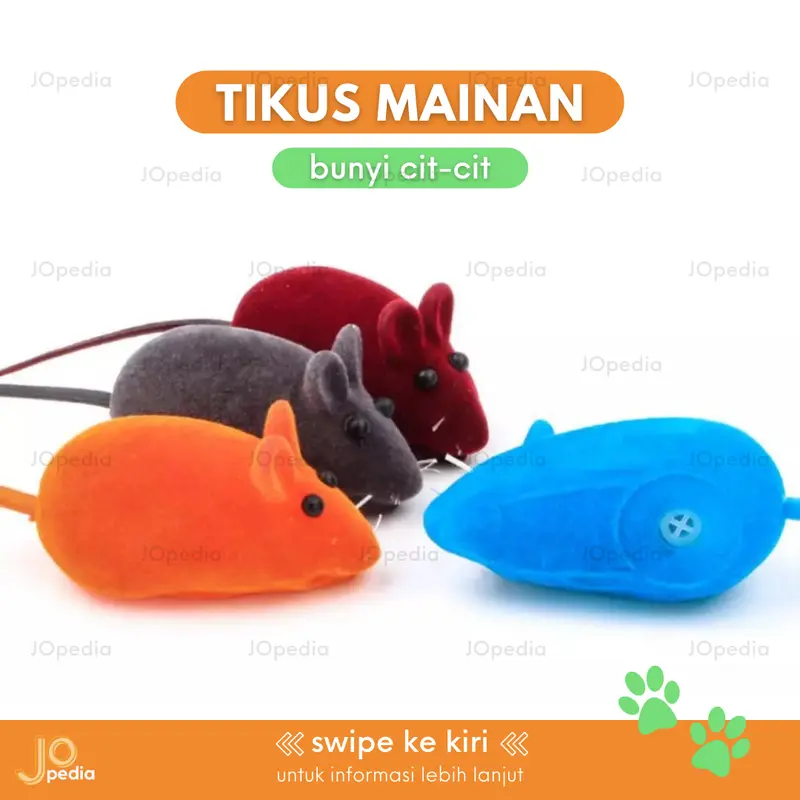 TIKUS MAINAN Bunyi Cit Cit Mainan Kucing Anjing Gigit Dog Cat Toy 1