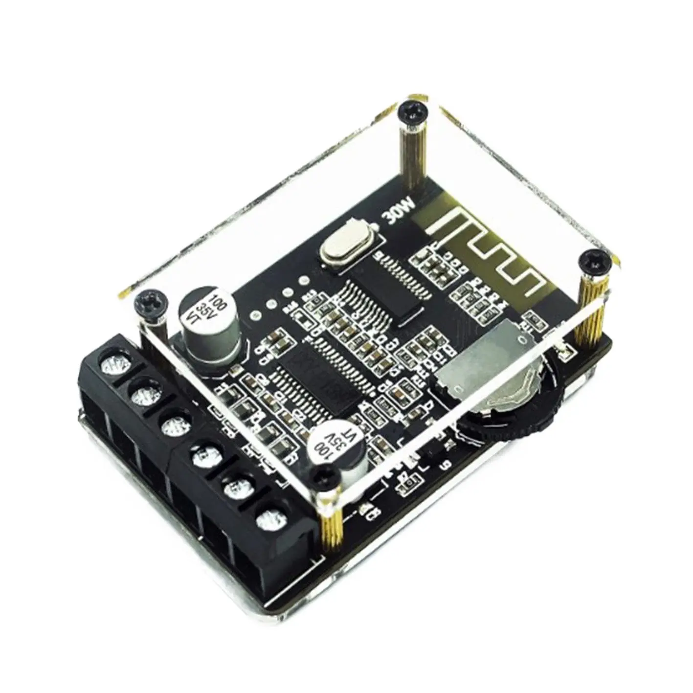 Bảng Mạch Khuếch Đại Bluetooth Âm Thanh Nổi, Mô-đun Điện Tử, 10W / 15W / 20W, Khuếch Đại Công Suất Kỹ Thuật Số Công Suất Cao, XY-P15W, 12V / 24V