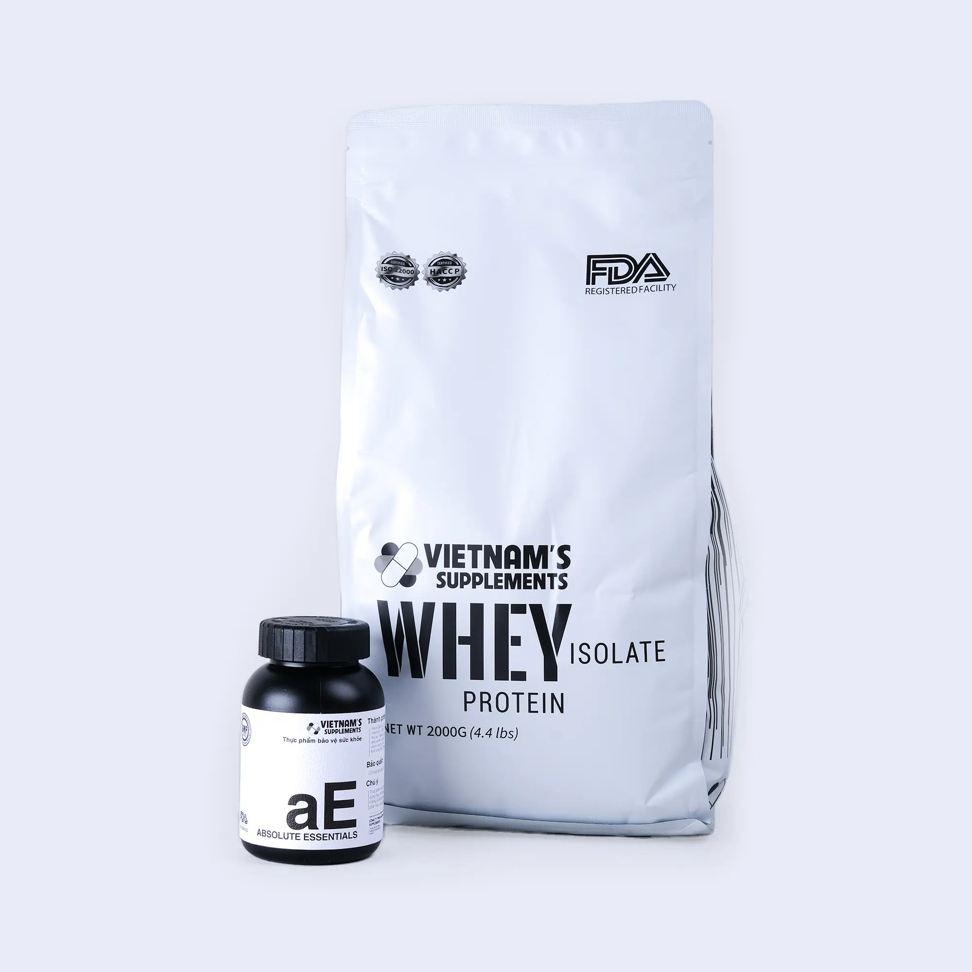 Combo Protein For Beginners dành cho người mới tập  Whey Isolate 2kg + Absolute Essentials