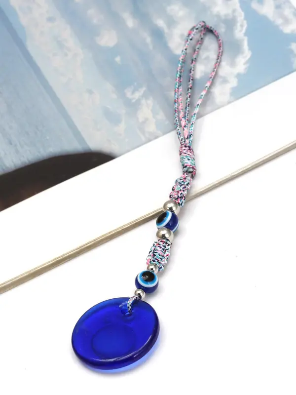 Unisex Street Trend Evil Eye Design Keychain, Trendy Vintage Key Holder & Key Fob for Car Key, Chic Accessories As Gift for Friends 2