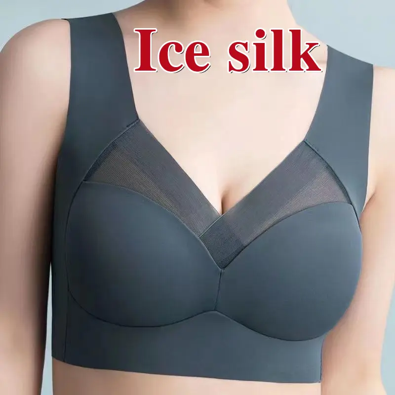 EUR Size Top Seamless Women Bras Perfect Fit Support Show Small Comfortable No Steel Ring Underwear Yoga Fitness Sleep Vest