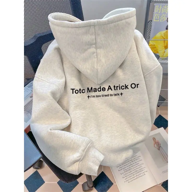 Áo sweater / Áo hoodie / Hoodiezip CÓ  nỉ bông HỌA TIẾT IN TOTC MADE chất nỉ lót bông nam nữ form rộng unisex