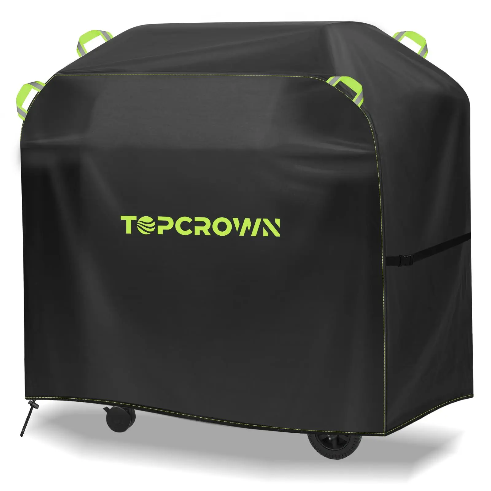 Outdoor Grill Cover, 1 Count Waterproof Anti-UV Rip-proof BBQ Gas Grill Cover with Adjustable Hem Drawstring, Dust Cover for Weber Char-broil Nexgrill and More Grills
