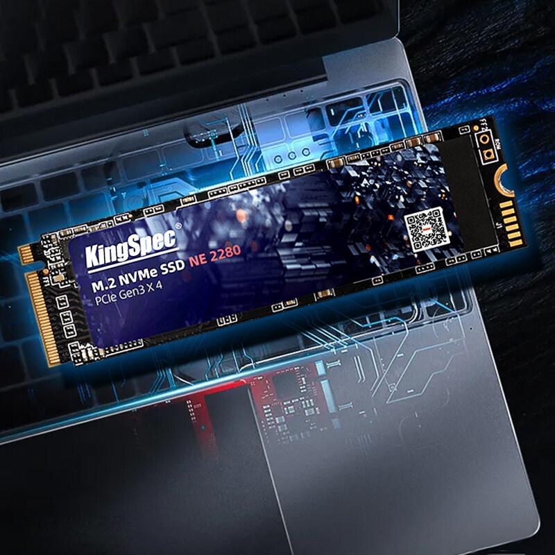 Ổ cứng Kingspec Dung Lượng 512GB NVMe 2280 SSD, Tốc Độ Ghi 500 MB/giây Đọc & 1800 Mb/giây 1