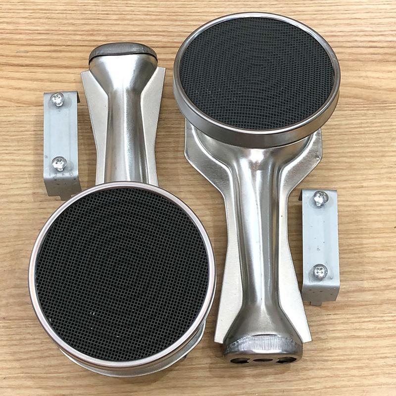 COMBO 2 Bộ Họng Đầu Đốt bếp gas hồng ngoại CERAMIC 9cm l ống điếu FUJISHI - ( Kèm Bass gắn + Vít) - [ Phụ kiện bếp ga, linh kiện thay thế bếp đôi, đơn ]