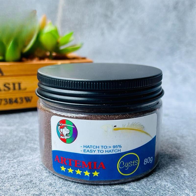 Artemia Lon Trắng Chiết Lẻ (50gr, 100gr) và Hủ 80gr - Chất Lượng Đảm Bảo