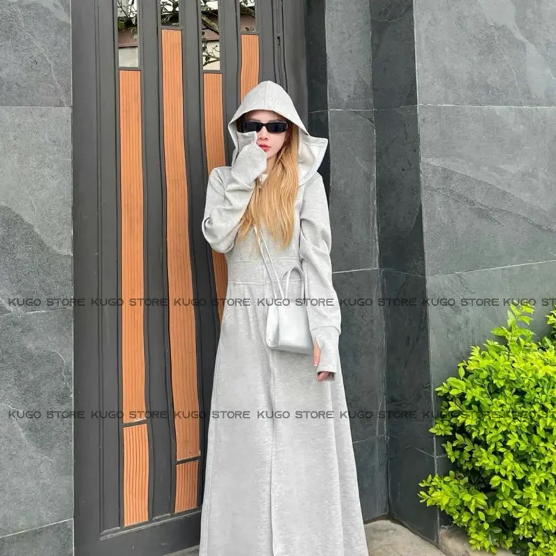 Áo chống nắng Nữ toàn thân UMI cotton Dày Dặn, Áo chống nắng Nữ dáng dài vải dày thoáng mát, chống tia UV #4 màu  Top