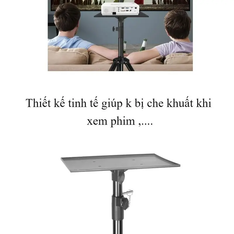 Giá Đỡ Máy Chiếu 3 Chân 1m8 Corisu Đa Năng Di Động, Điều Chỉnh Độ Cao Linh Hoạt, Có Thể Gấp Gọn, Nhẹ, Chắc Chắn Dễ Dùng Phụ Kiện 4