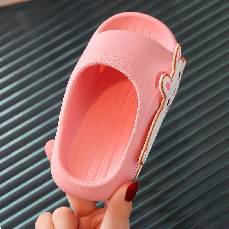 Kumada Sandal Kelinci Lucu Untuk Anak Laki laki Dan Perempuan Non-slip Mandi Dalam Ruangan Sandal Laki-Laki Dan Untuk Anak Besar Dan Sedang Sandal TX08 Kaki Fashion 6