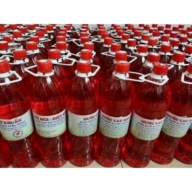  Combo 2 chai 3lít nước lau sàn bệnh viện đỏ đuổi muỗi côn trùng kháng khuẩn tram huong 