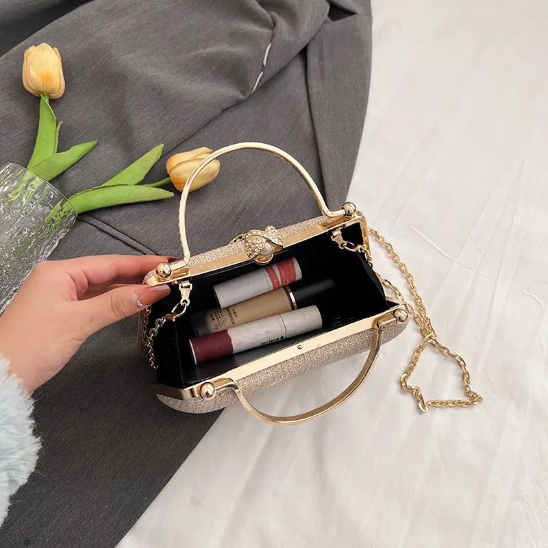 Clutch nữ đi tiệc cầm tay lục giác sang chảnh CHOOAH CGC18 5