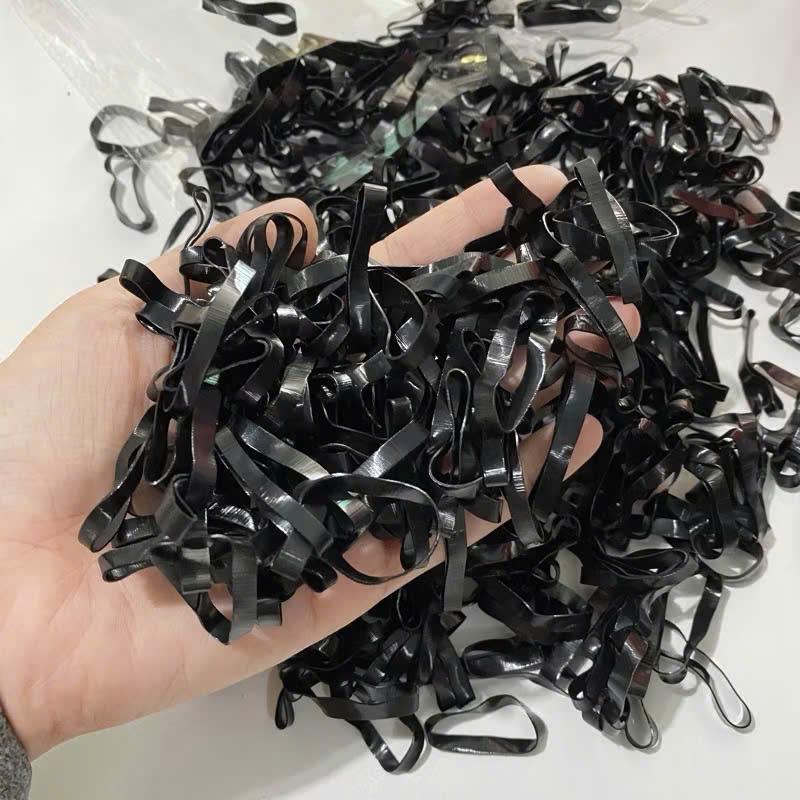 Túi 450 Dây Thun Cột Tóc Đen Loại Dày Và Dai