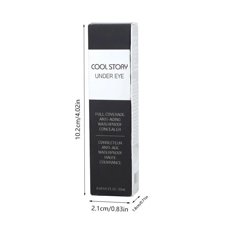 Long Lasting Concealer & Foundation, 1 Count Waterproof Full Coverage Flawless Makeup Cream, Makeup Product for Women & Girls, Cosmetic 1