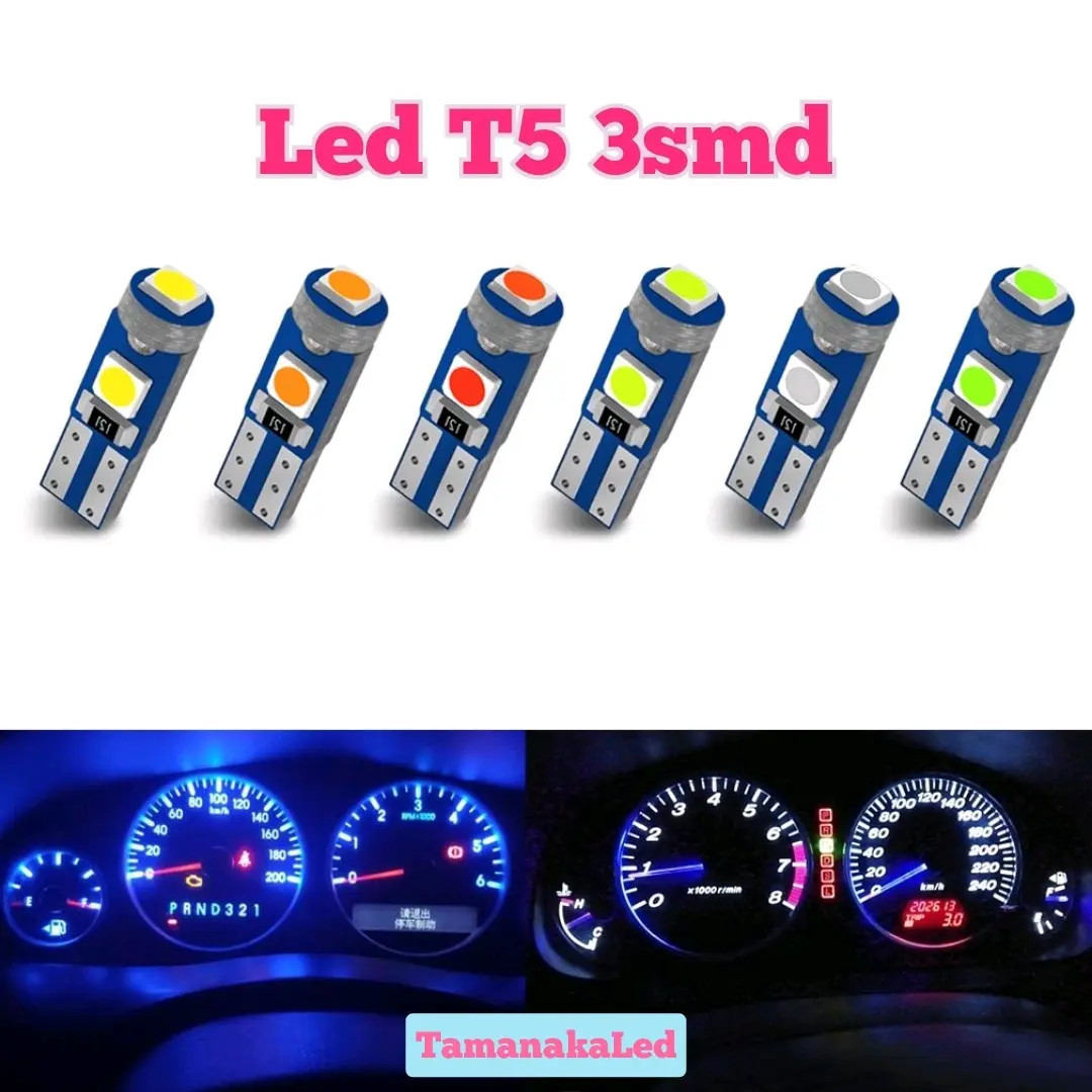 Lampu speedometer Led T5 dasboard indikator panel