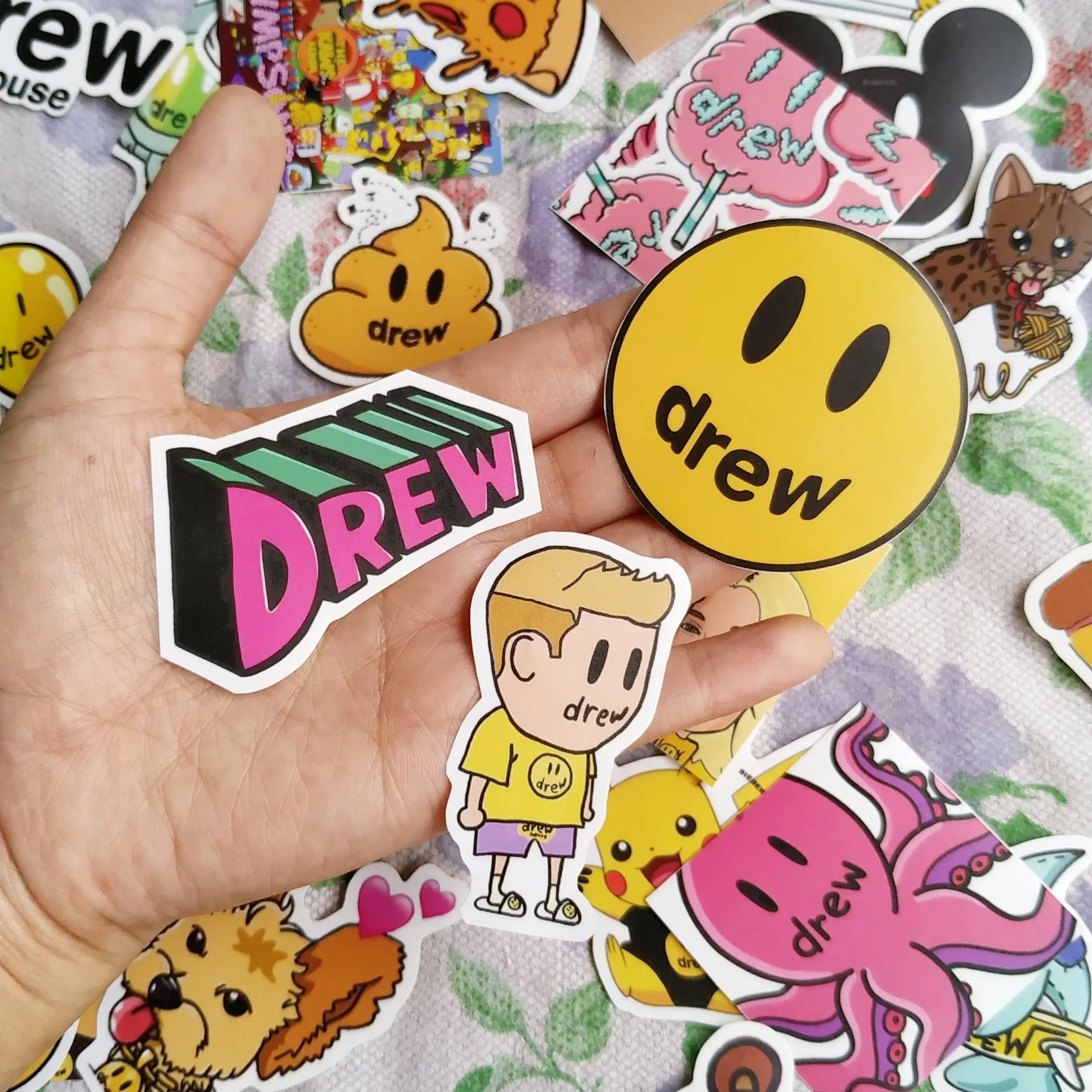 Sticker Tumblr Drew House Justin Bieber (Isi 40pcs)