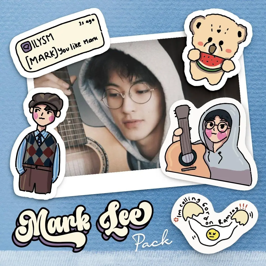 Sticker Vynil NCT 127 Dream - Mark Lee | VYNIL MATTE STIKER LAPTOP FANMADE FANART JURNAL TUMBLER DECO CASE HP NCT 127 NCT DREAM STICKER SHEET SUDAH DIGUNTING DIE CUT KISS CUT WATERPROOF