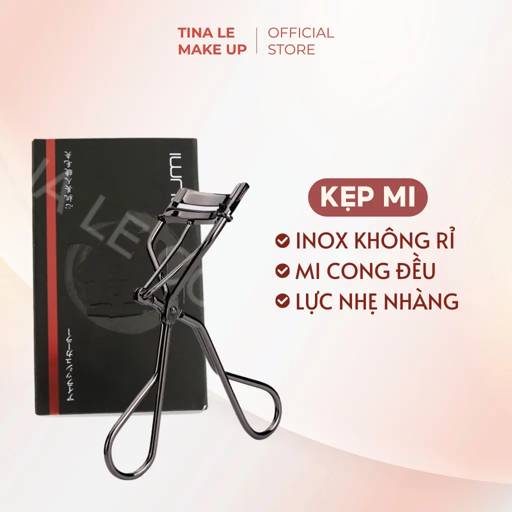 Kẹp mi nhật oumi đen thiết kế bằng inox sang trọng ôm sát chân mi Cosmetic Nữ Mỹ Phẩm Trang Điểm