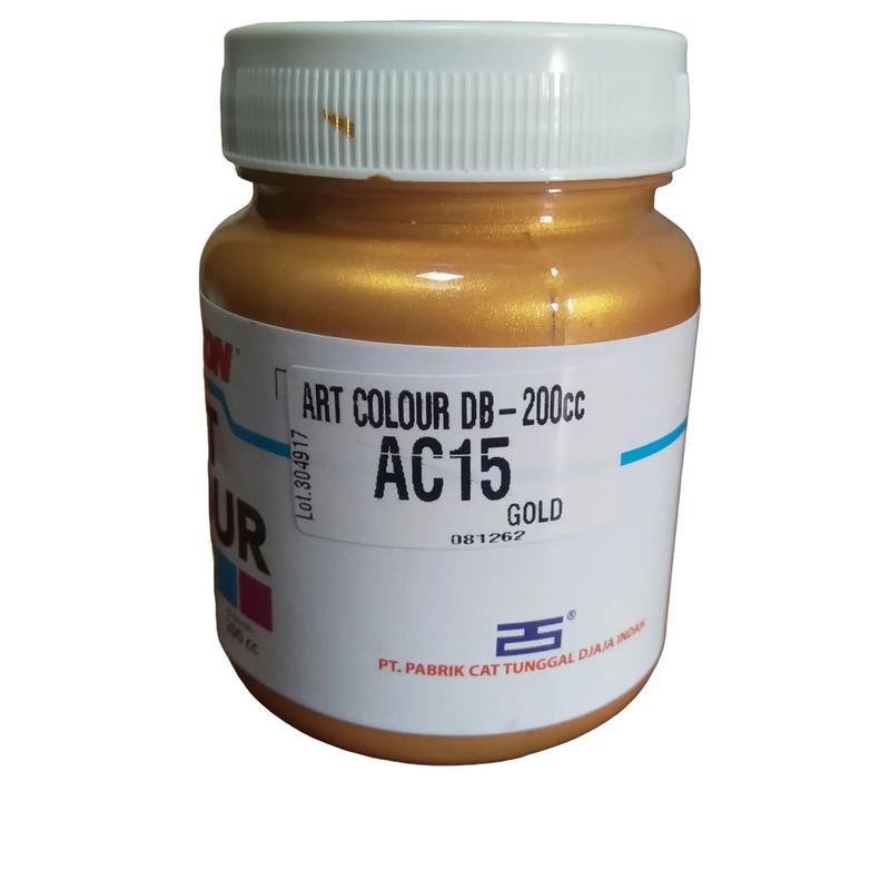 paragon art colour cat warna emas gold merk paragon isi 200 cc cat ...