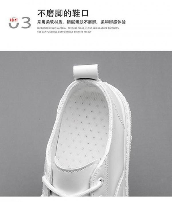 Product Introduction of Giày Nam, Cổ Cao Và Cổ Cao, Màu Trắng, Cỡ Nhỏ 35, Boot Công Nhân, Cỡ 38, Thích Hợp Cho Mùa Thu Và Mùa Đông, Bốt Da Tạo Mẫu Tóc, Bốt Martin, Cho Nam 5