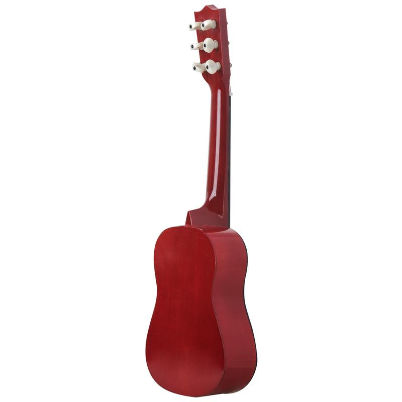 Product Introduction of Cross-border Hot-selling Colorful Basswood 21inch Small Guitars Children's Toys Playable Wooden Guitars Wholesale Starting from 20pcs Guitar 4