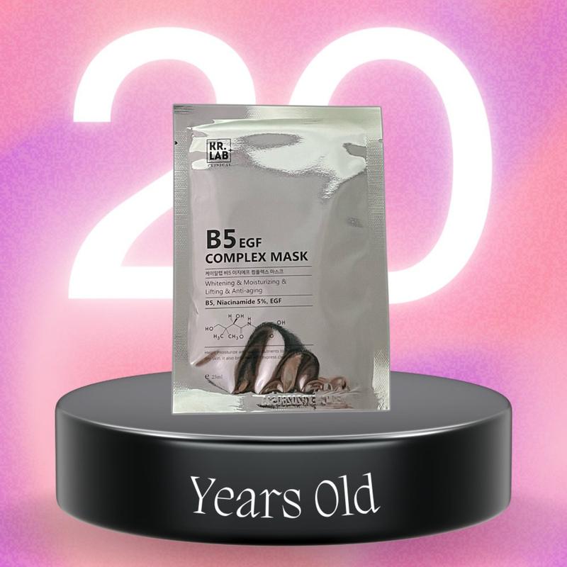 Combo 10 Mặt nạ Mask B5 Kr.Lab EGF complex giúp cấp ẩm dưỡng trắng phục hồi da