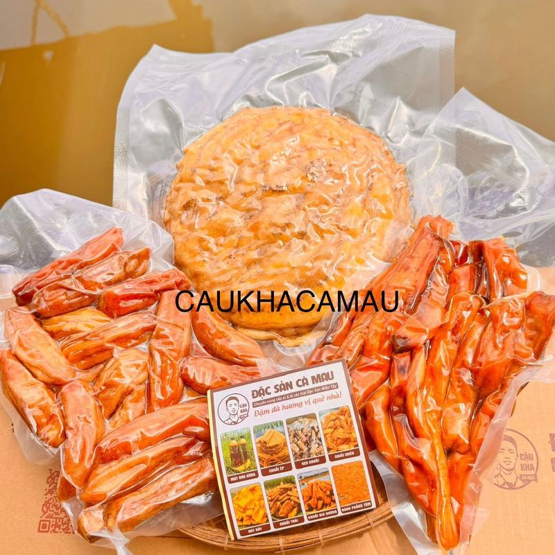 Combo 3 món  (Chuối Ép, Già, Trái, ) 500g mỗ bit Nhà Làm Snack Thức Ăn Ăn Vặt Food Tổng g Chua 1