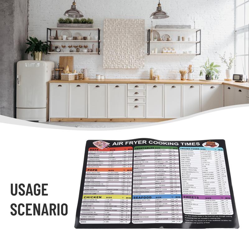 Get Your Meals Right with the Air Fryer Cookbook Magnetic Cheat Sheets; Essentials including Pro Recipes & Cooking Schedules 7