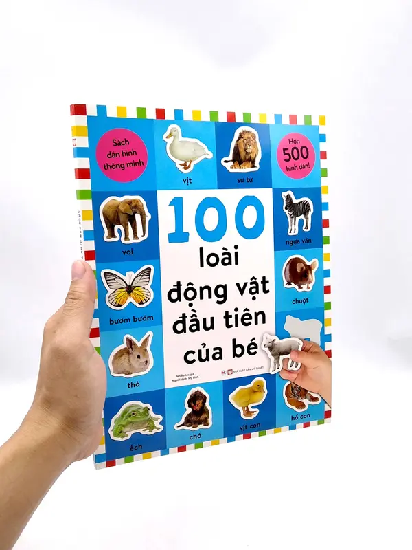Sách Dán Hình Thông Minh - 100 Loài Động Vật Đầu Tiên Của Bé - Tân Việt Books 5