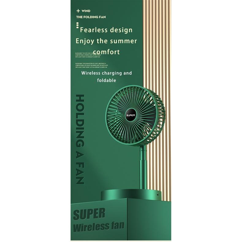 Product Introduction of High Quality USB Charging Standing Fan/Portable Mini Fan /Table Fan/USB & Mobile Fans/Rechargeables Small Fan/Stand Fan Foldable Folding 9